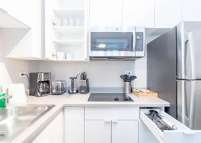 Mccormick Oasis With Balcony, Optional Parking, Patio And Gym Sleeps 6 Near Mccormick Place, Grant Park, Soldier Field & Museum Campus Chicago