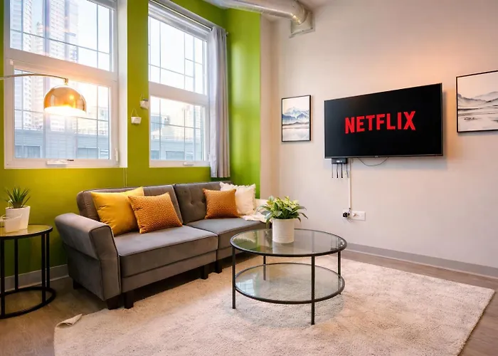 Apartamento Mccormick Oasis With Balcony, Optional Parking, Patio And Gym Sleeps 6 Near Mccormick Place, Grant Park, Soldier Field & Museum Campus Chicago