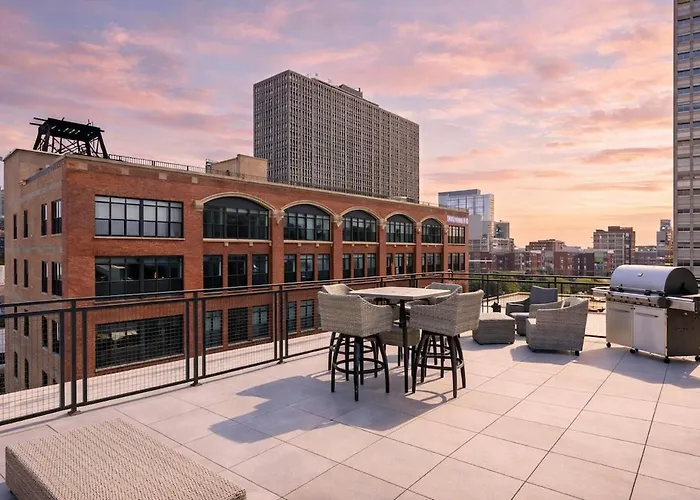 Mccormick Oasis With Balcony, Optional Parking, Patio And Gym Sleeps 6 Near Mccormick Place, Grant Park, Soldier Field & Museum Campus Apartment Chicago